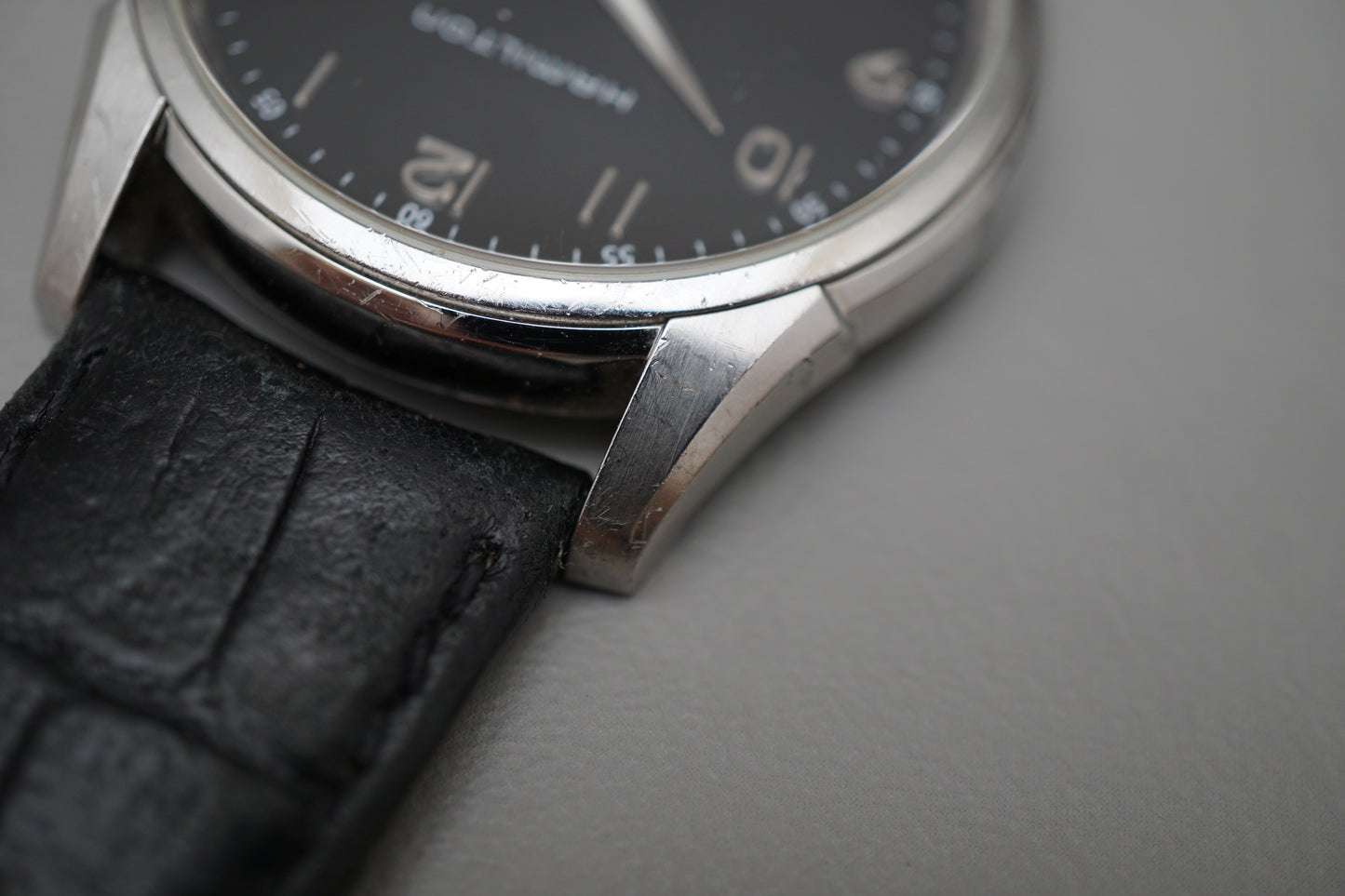 Hamilton Jazzmaster H385110 Black Dial Thinline Quartz Watch