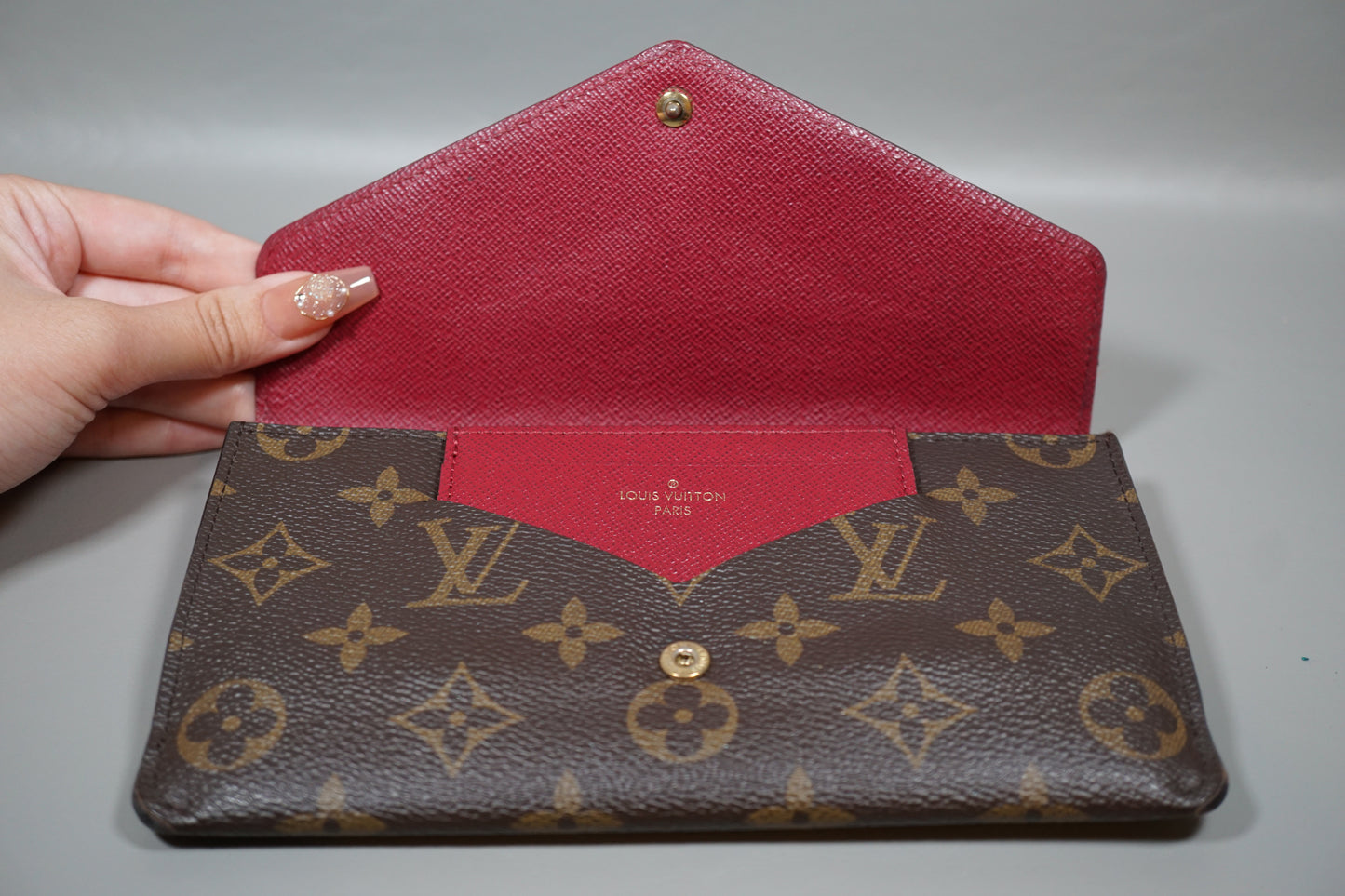 Louis Vuitton Monogram Jeanne Portefeiulle Long M62155 Wallet