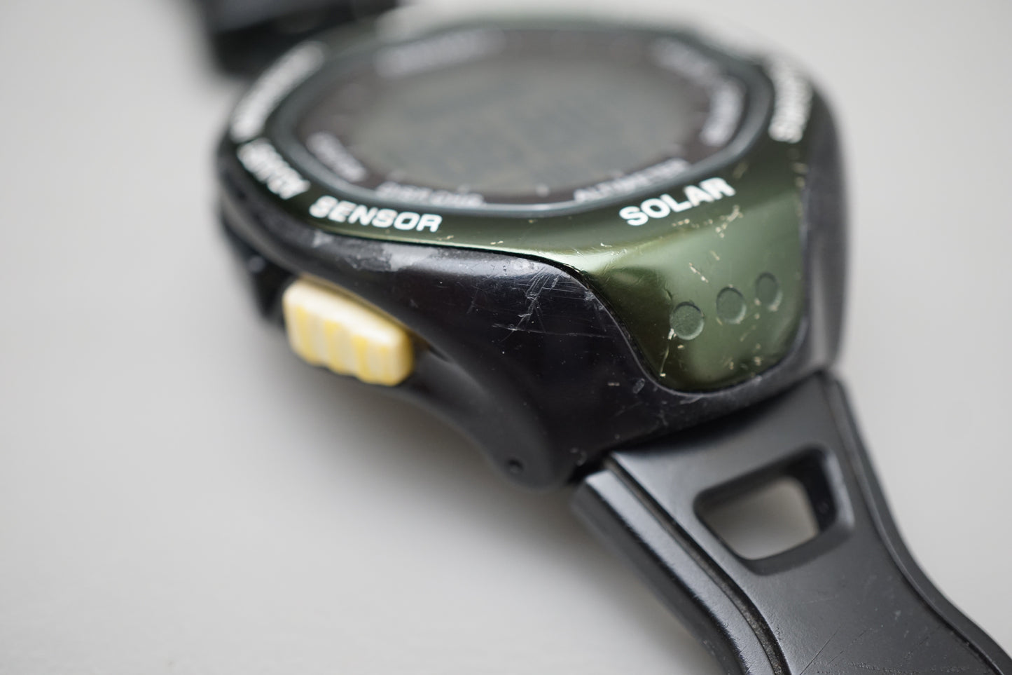 Seiko Prospex SBEB005 S822 Green Digital Alpinist Solar Climbers Watch