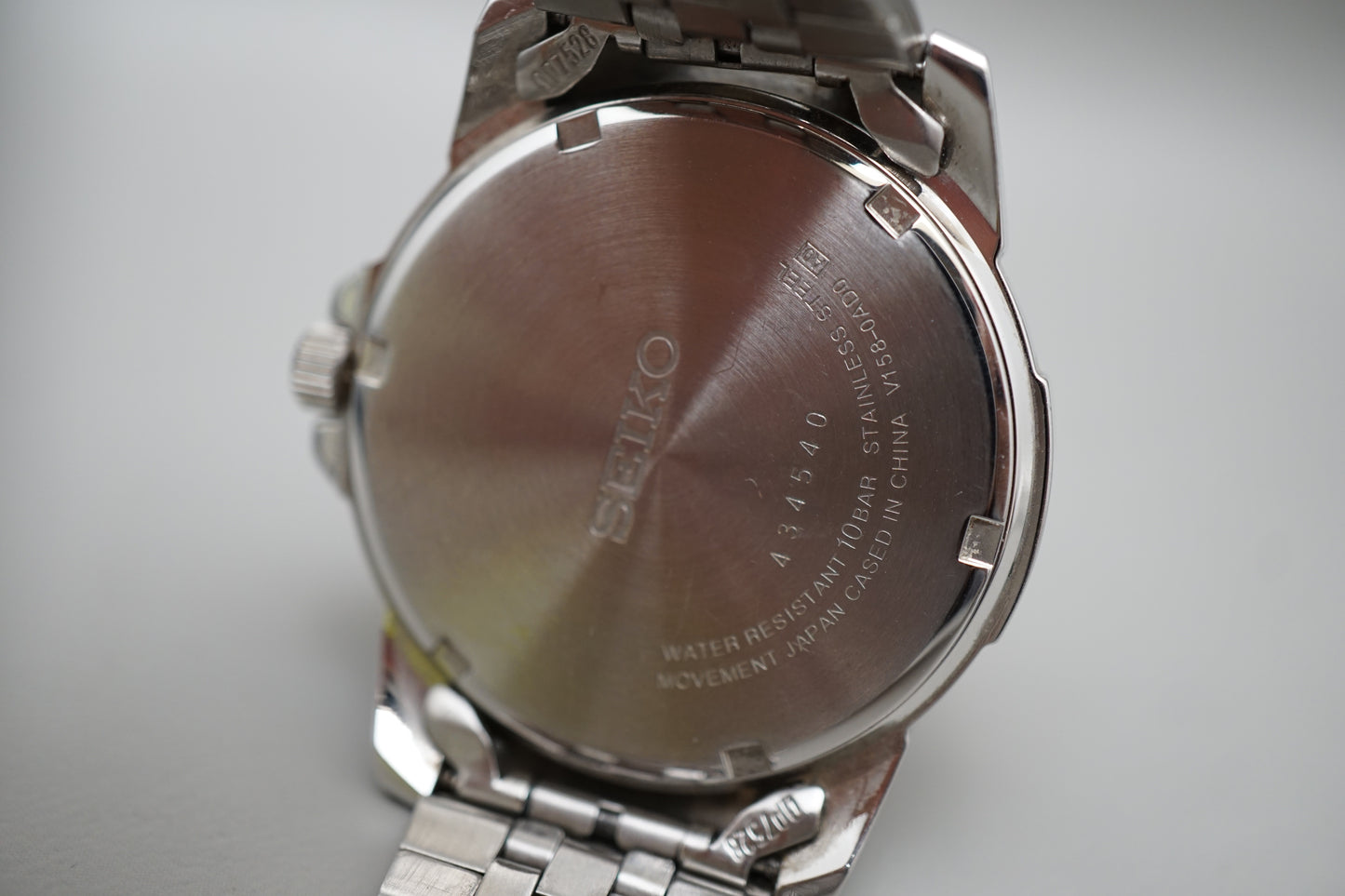 Seiko SNE095P2 V158 Field Style Numeral Dial Solar Quartz Watch