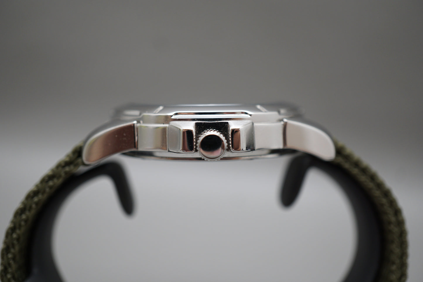 Seiko SNE095P2 V158 Field Style Numeral Dial Solar Quartz Watch Original Strap
