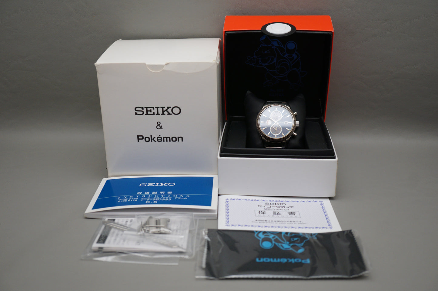 Seiko Selection SBPY162 V172 Pokemon Blastoise Limited JDM Solar Quartz Watch