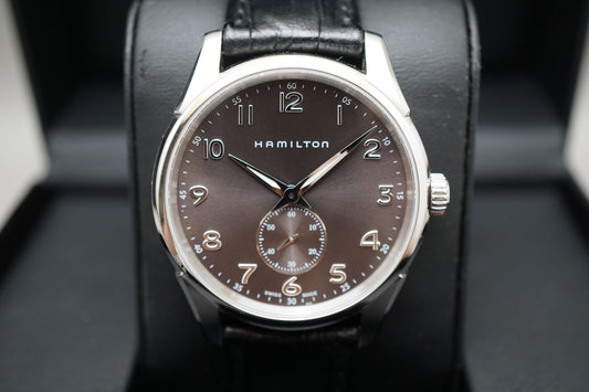 Hamilton Jazzmaster H38411783 Grey Dial Thinline Small Seconds Quartz Watch