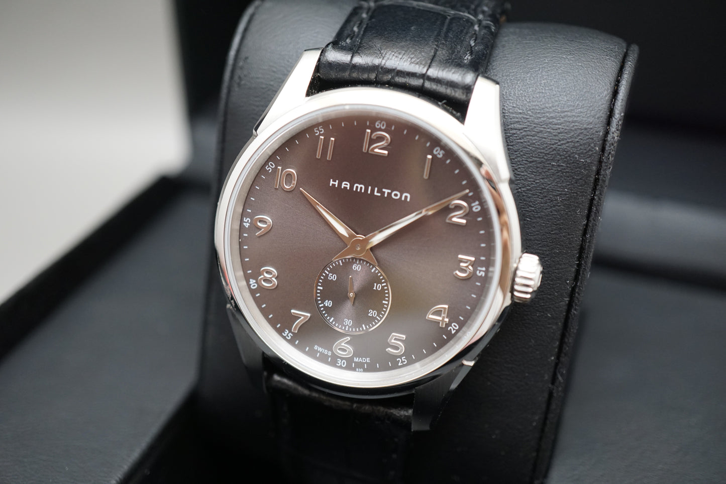Hamilton Jazzmaster H38411783 Grey Dial Thinline Small Seconds Quartz Watch
