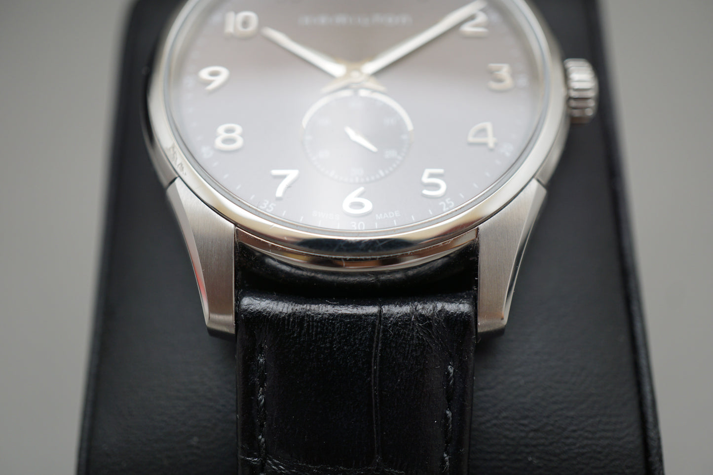 Hamilton Jazzmaster H38411783 Grey Dial Thinline Small Seconds Quartz Watch