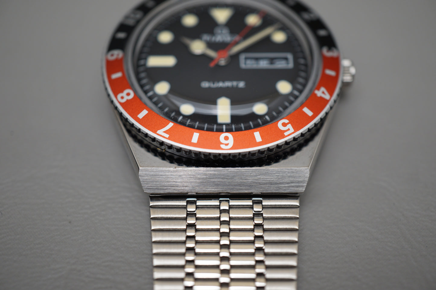 Timex TW2U61300 Q Black Red Coke Reissue Quartz Watch