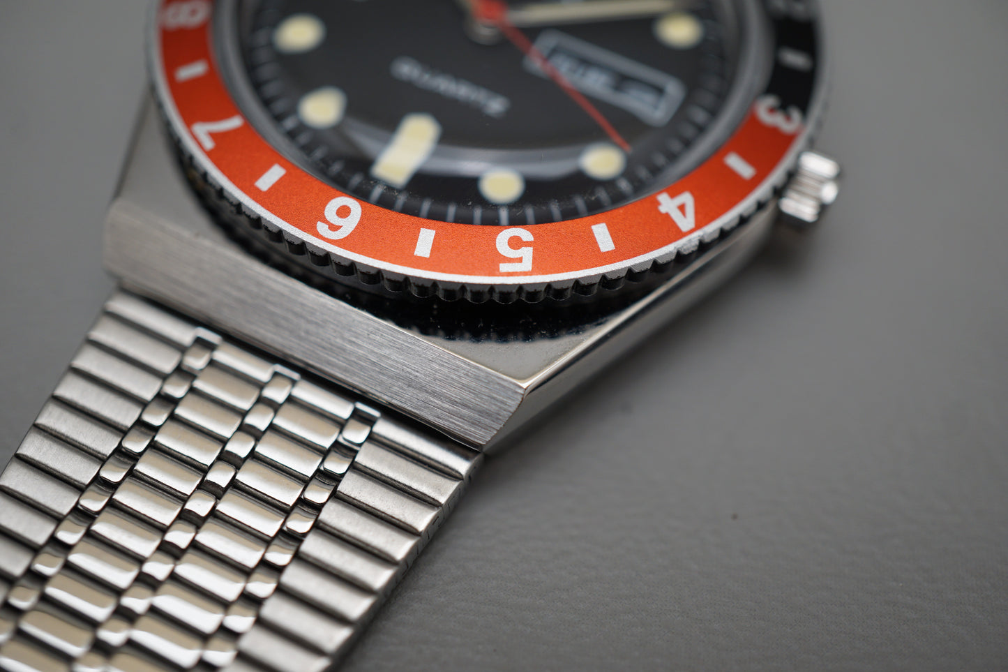 Timex TW2U61300 Q Black Red Coke Reissue Quartz Watch
