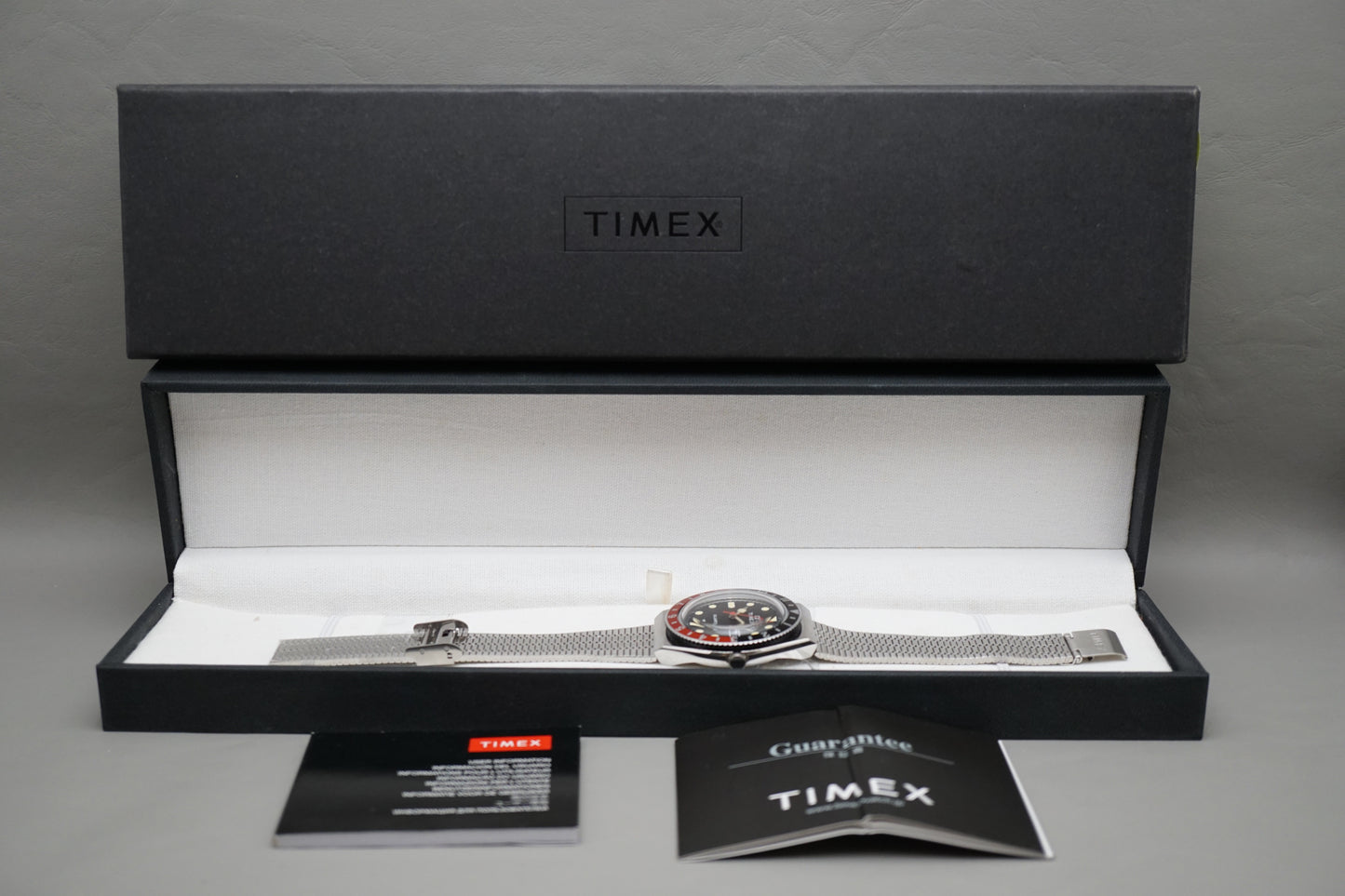 Timex TW2U61300 Q Black Red Coke Reissue Quartz Watch
