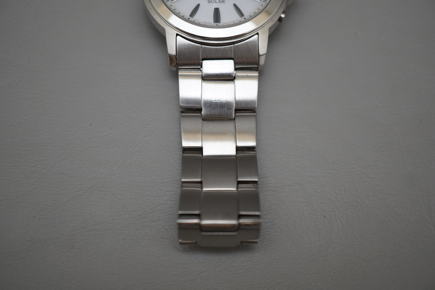 Seiko Spirit SBTM167 7B52 White Dial JDM Radio Wave Solar Quartz Watch