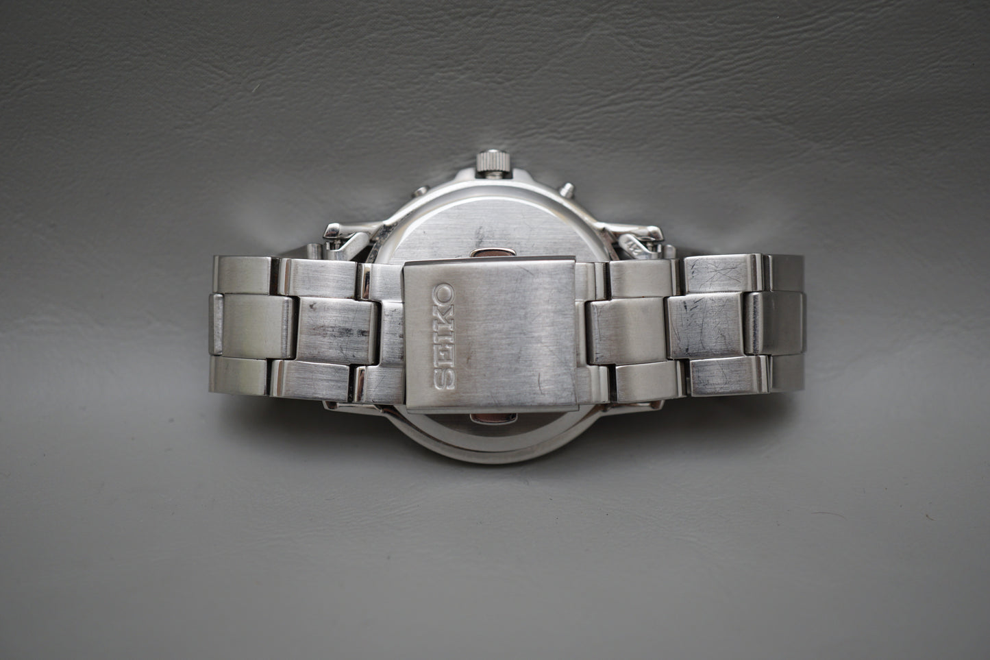 Seiko Spirit SBTM167 7B52 White Dial JDM Radio Wave Solar Quartz Watch