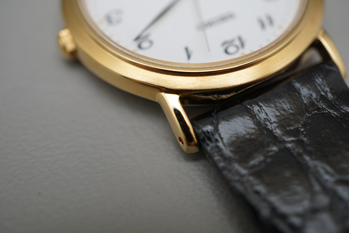 Seiko Spirit SCDP030 7N01 Gold Tone White Dial Quartz Watch