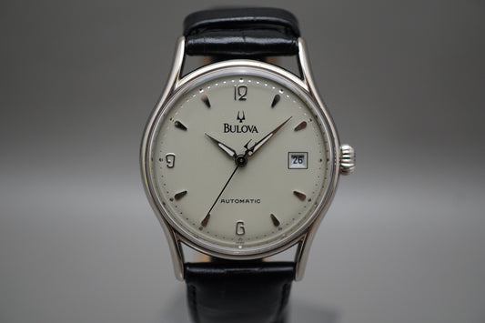 Rare Bulova BVC301 Grey Dial Field Style 36mm Automatic Watch