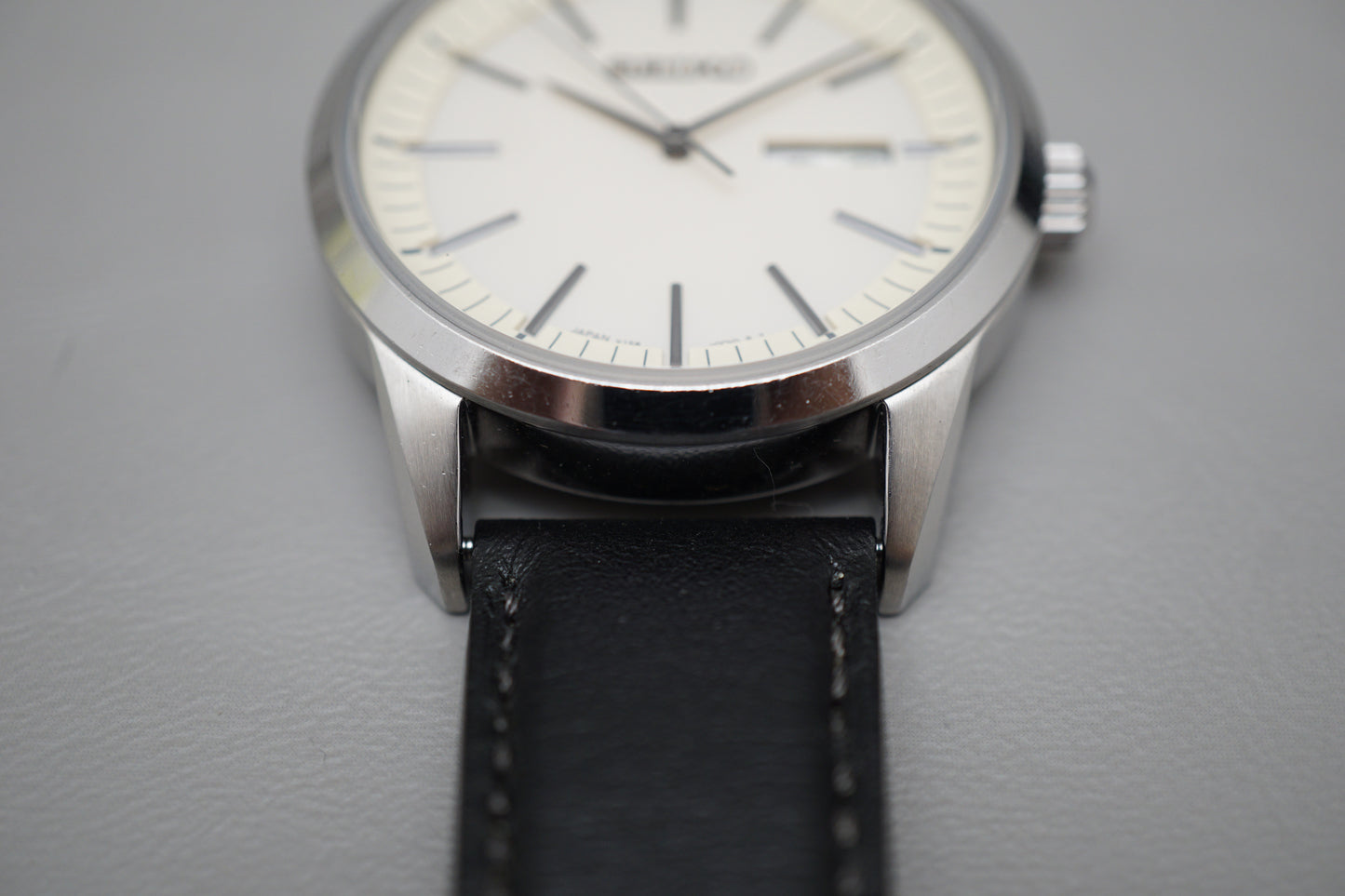 Seiko Selection SBPX125 V158 White Dial JDM Solar Quartz Watch