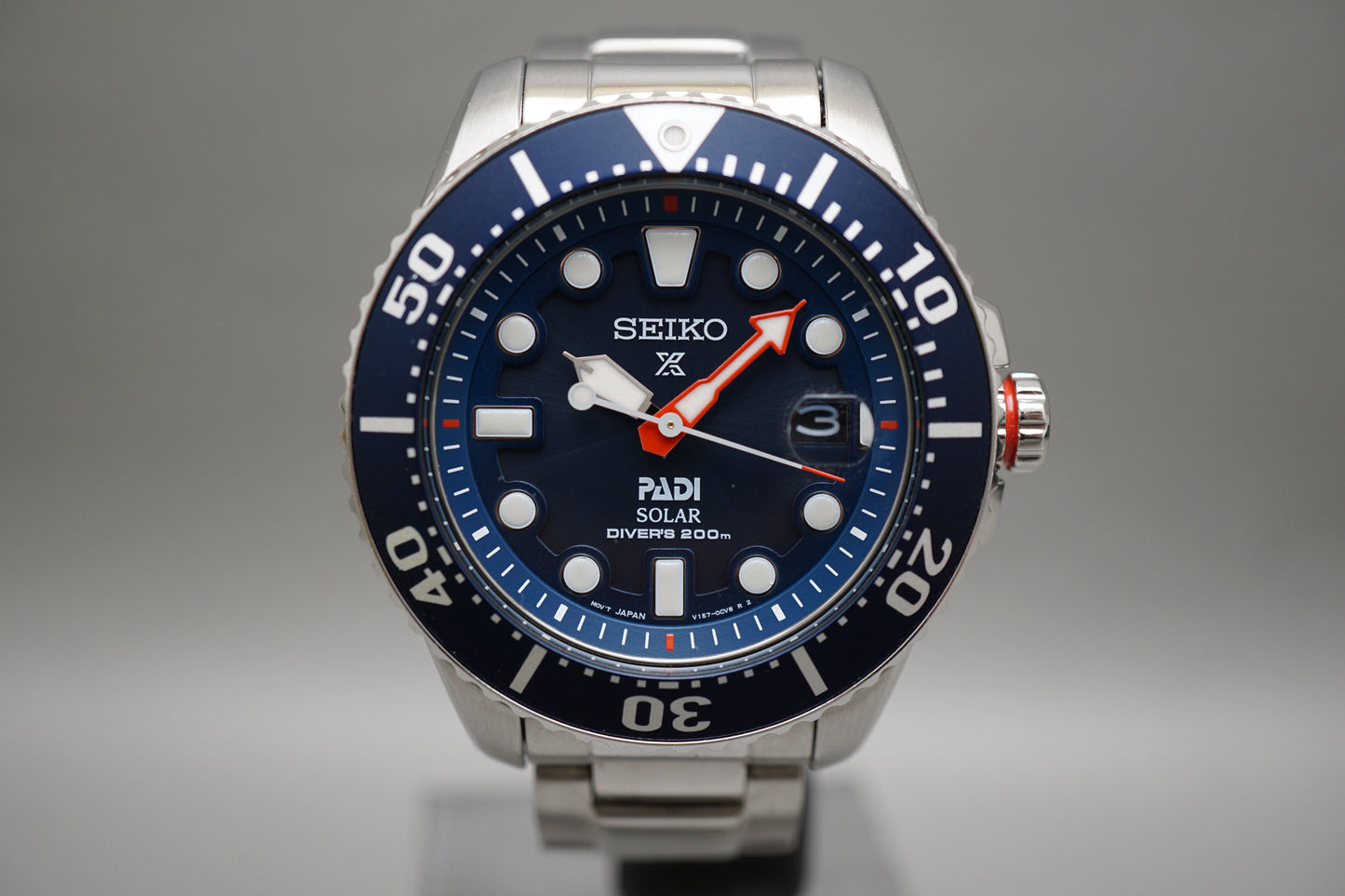 Seiko Prospex SNE549P1 V157 Padi Edition Solar Divers Quartz Watch