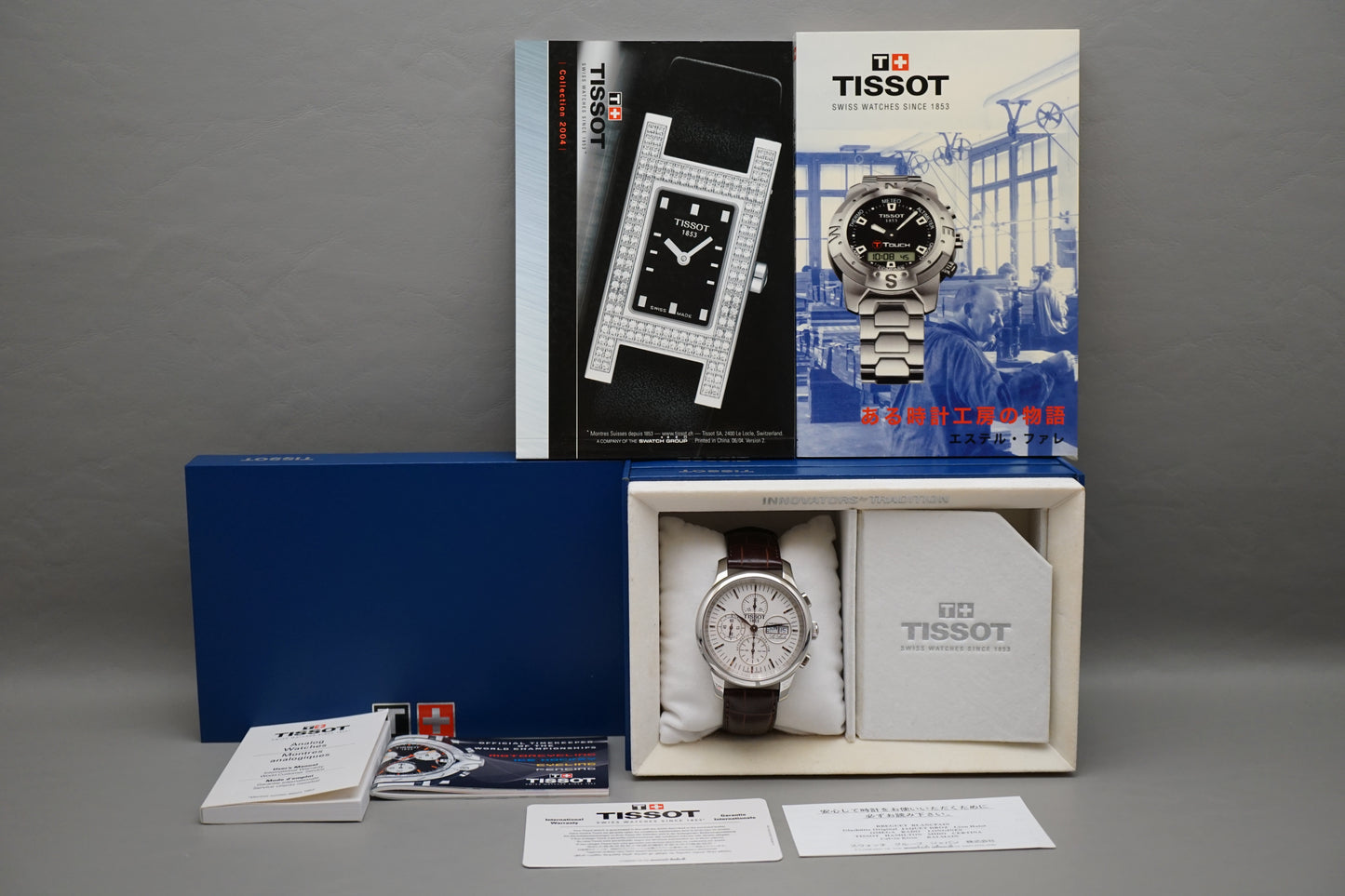 Tissot Le Locle T41.1.317.31 White Dial Automatic Chronograph Watch READ