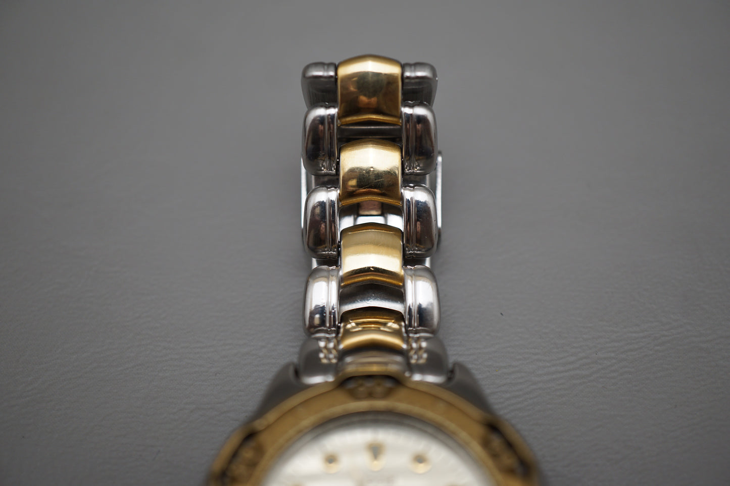 Vintage 1993 Seiko 7N35-6030 Two Tone Scuba 200M Quartz Watch