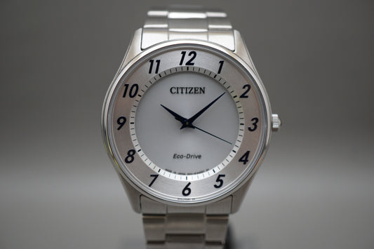 Citizen Eco-Drive E031-S103720 Silver Dial JDM Solar Quartz Watch