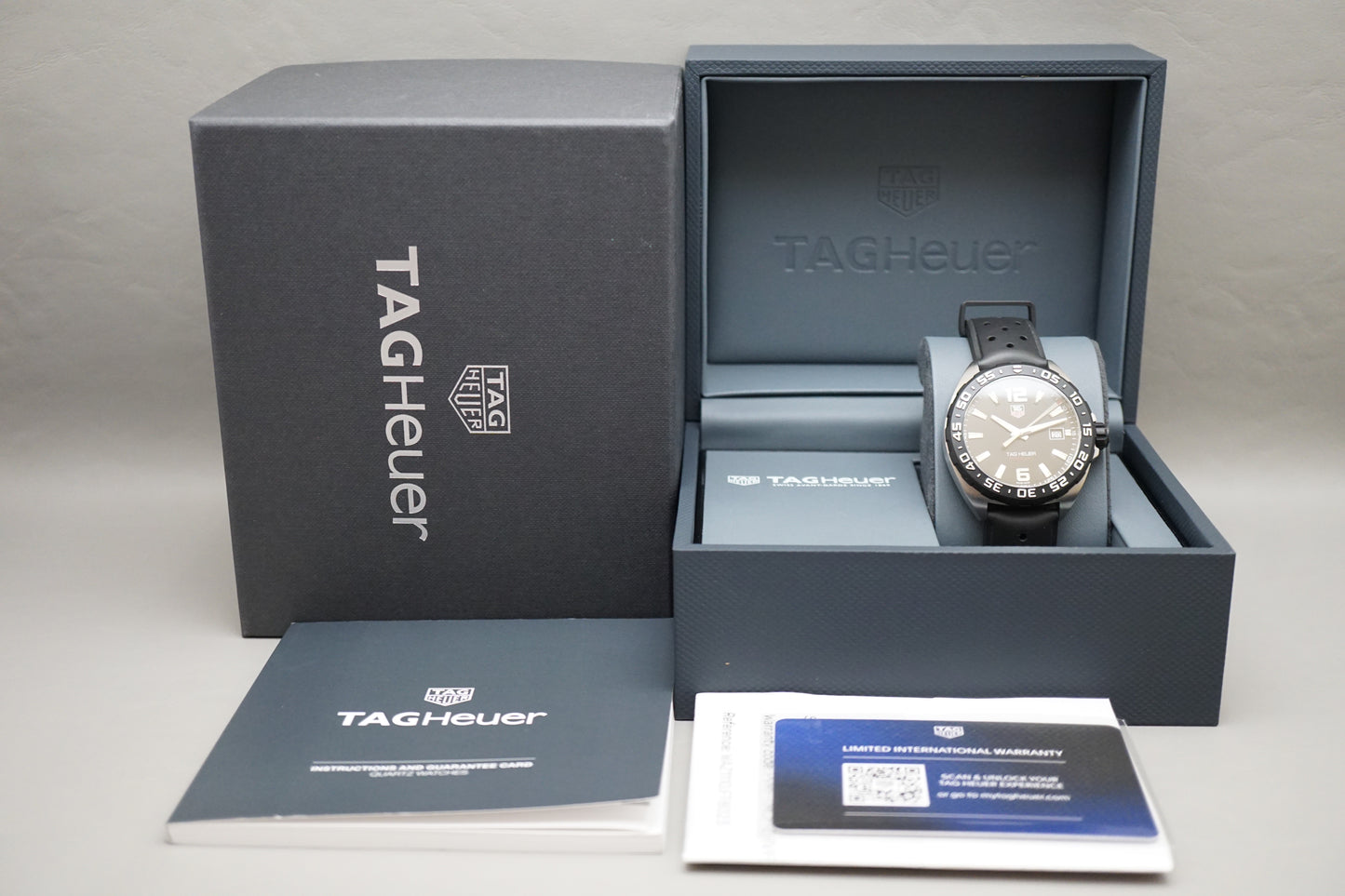 Tag Heuer Formula 1 WAZ1110.FT8023 Black Dial Rubber Strap Quartz Watch