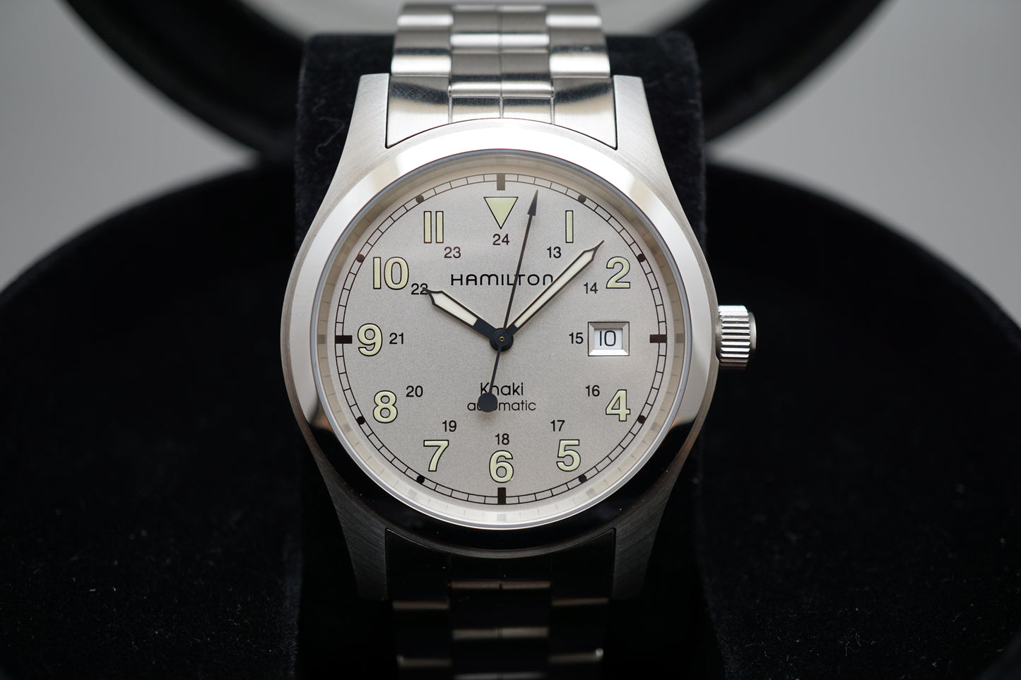 Hamilton Khaki Field 041330 Silver Dial 42mm Automatic Watch