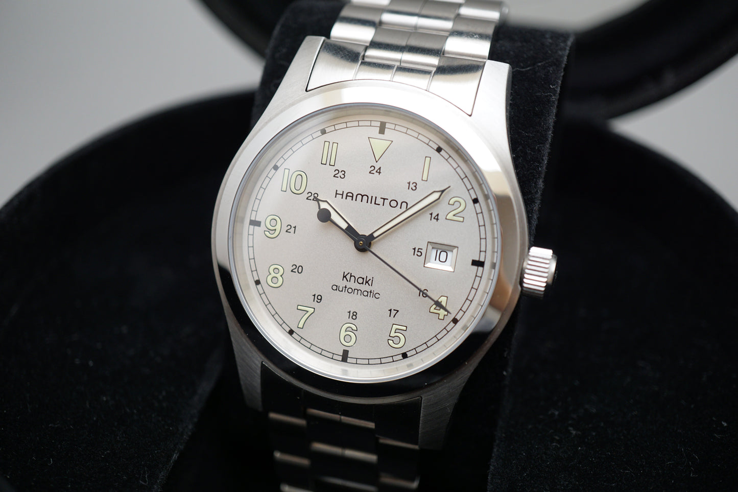 Hamilton Khaki Field 041330 Silver Dial 42mm Automatic Watch