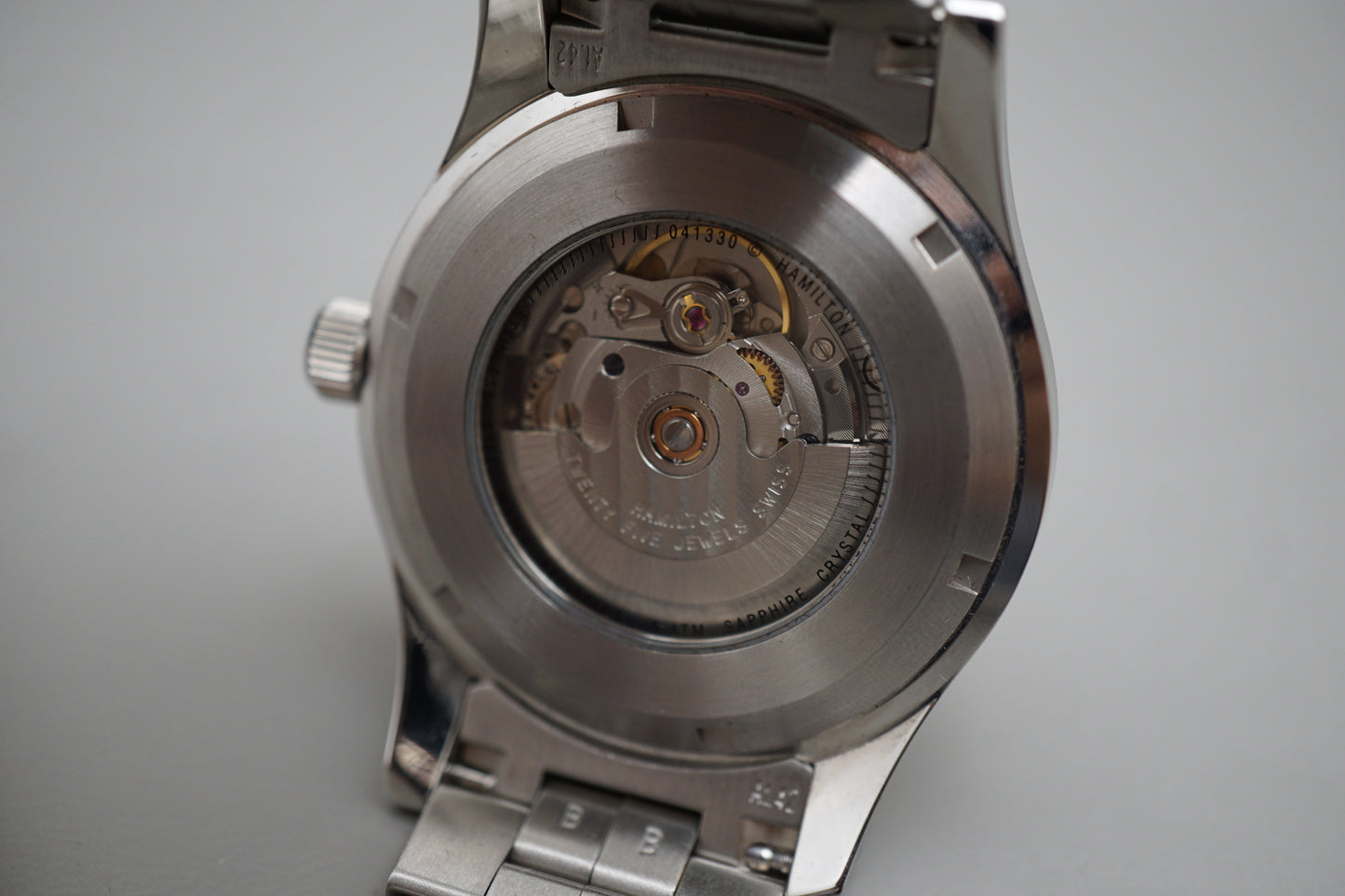 Hamilton Khaki Field 041330 Silver Dial 42mm Automatic Watch