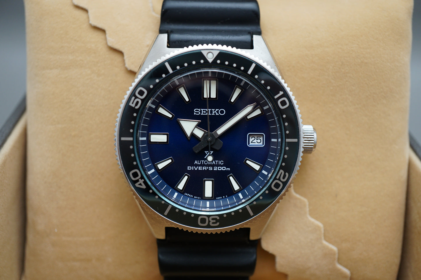 Seiko Prospex SBDC053 6R15 Blue Dial Divers 62MAS Reissue Automatic Watch