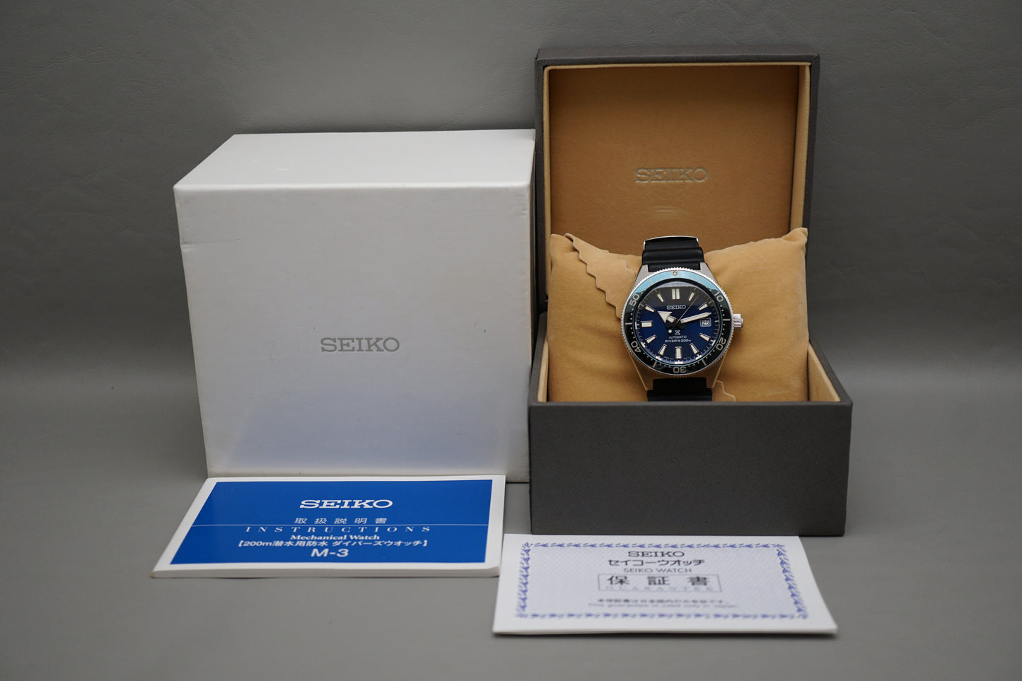 Seiko Prospex SBDC053 6R15 Blue Dial Divers 62MAS Reissue Automatic Watch