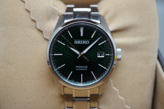 Seiko Presage SARX079 6R35 Sharp Edged Tokiwa Green Dial Automatic Watch