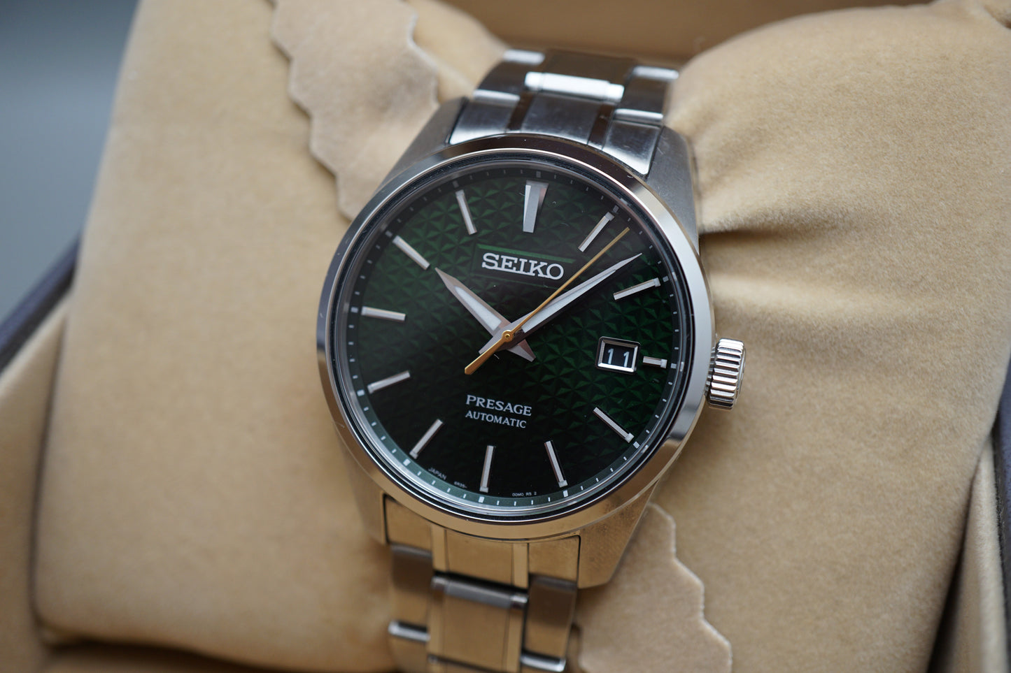 Seiko Presage SARX079 6R35 Sharp Edged Tokiwa Green Dial Automatic Watch