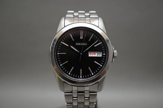 Seiko Spirit SCXC013 7N43 Standard Universal Black Dial Quartz Watch