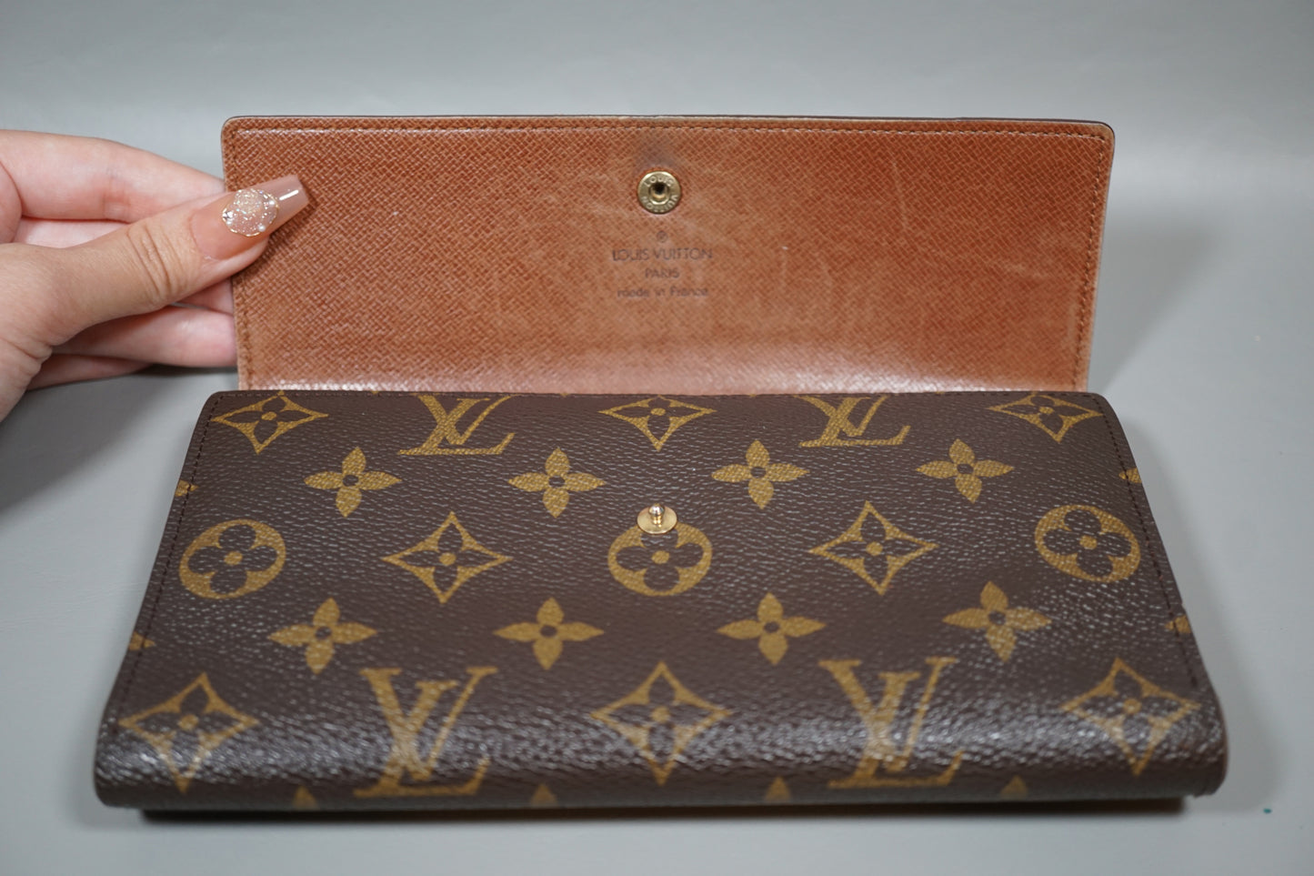 Louis Vuitton Monogram Porte Tresor International M61215 Wallet