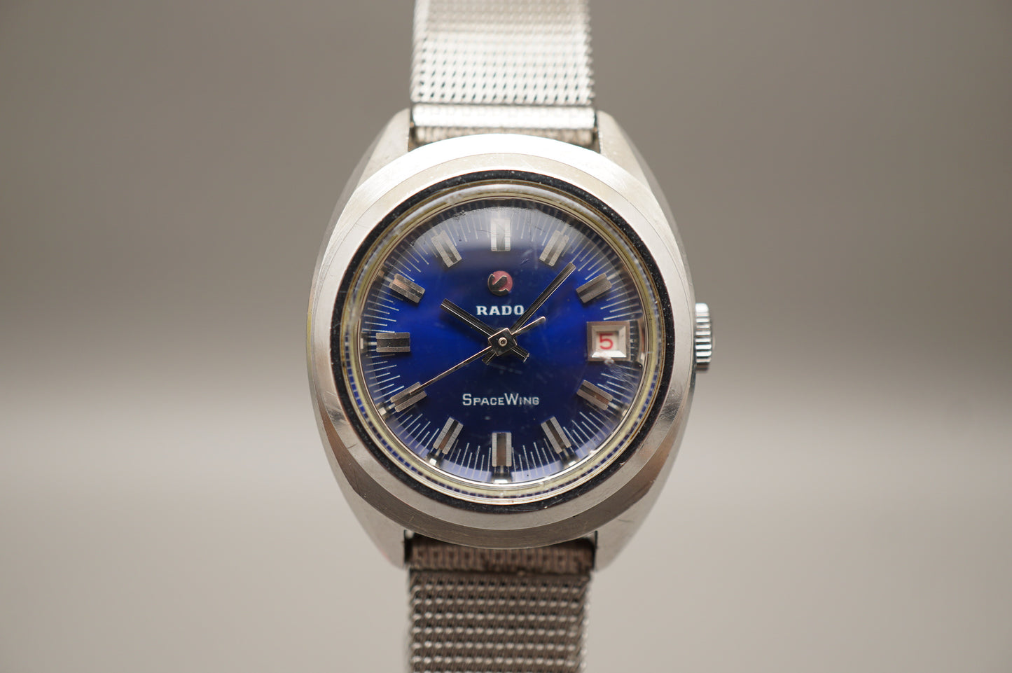 Vintage Rado SpaceWing Blue Dial Ladies Swiss Automatic Watch