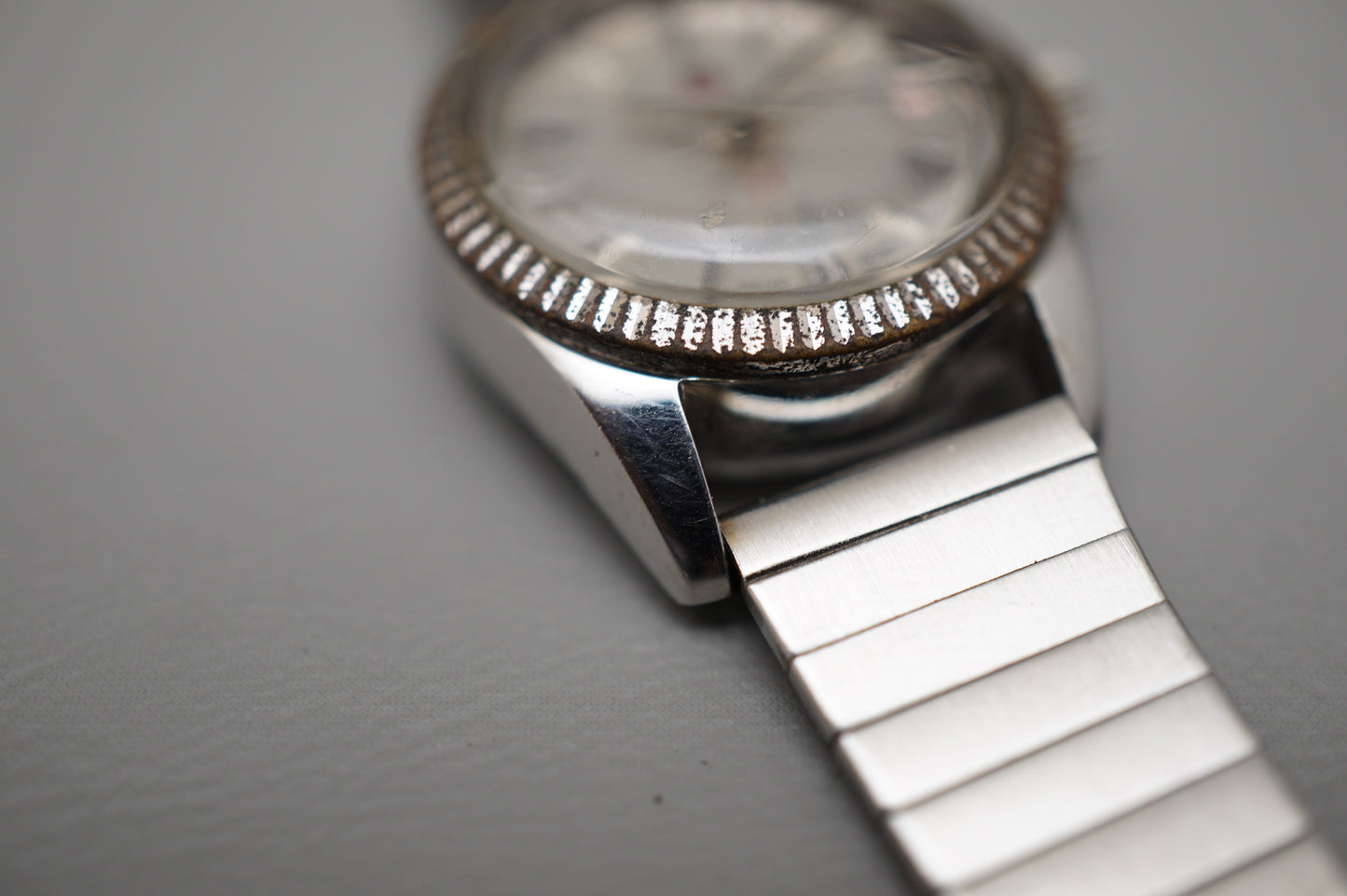 Vintage Rado Purple Horse 779-1 Silver Dial Date Swiss Ladies Automatic Watch