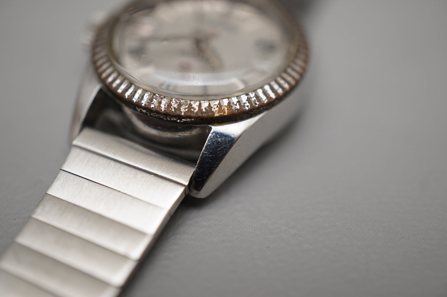 Vintage Rado Purple Horse 779-1 Silver Dial Date Swiss Ladies Automatic Watch