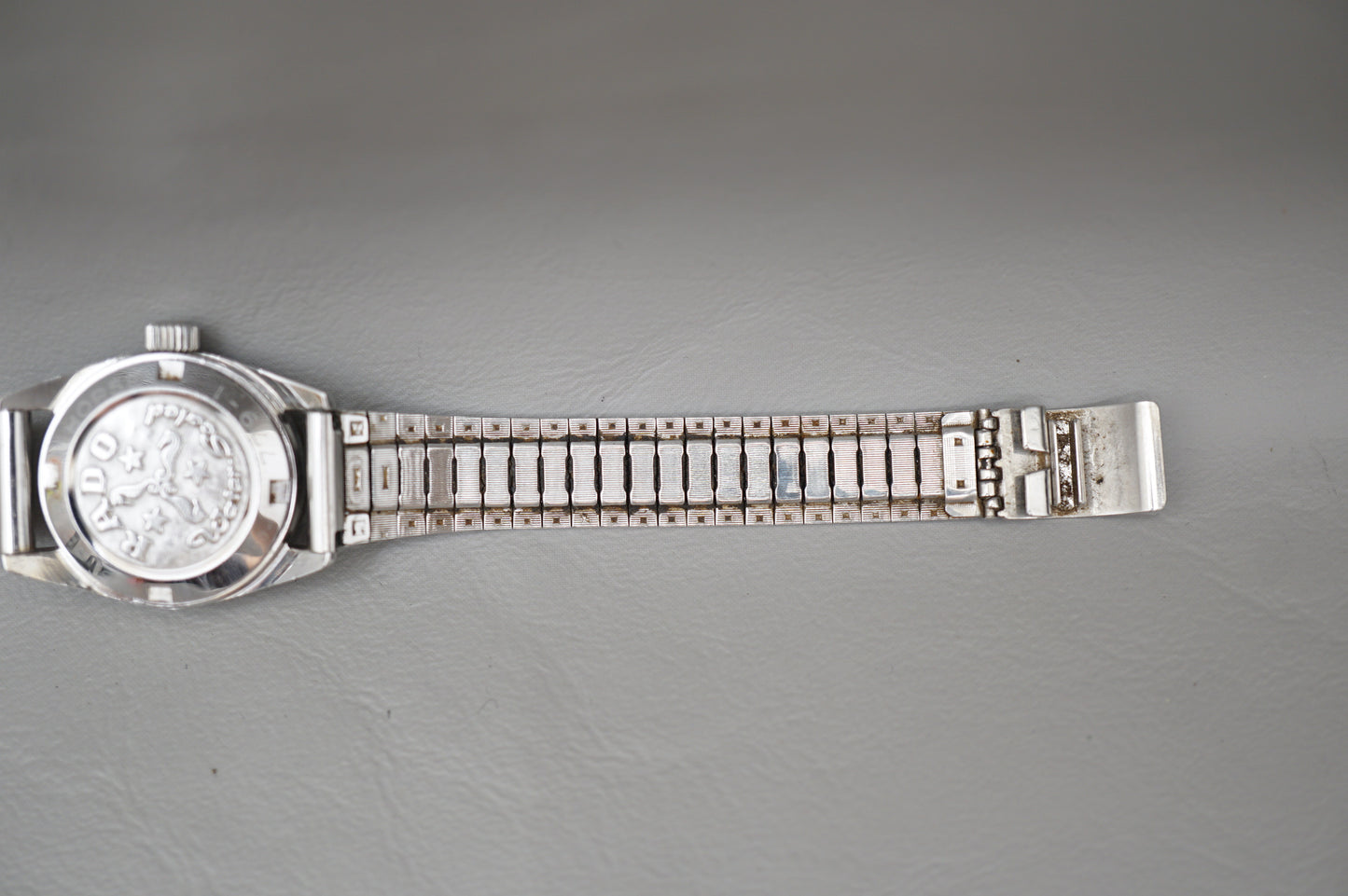 Vintage Rado Purple Horse 779-1 Silver Dial Date Swiss Ladies Automatic Watch