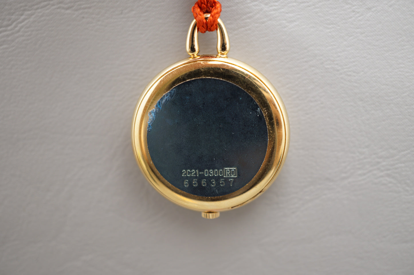 Vintage Seiko 2C21-0300 Gold Tone Pocket Charm Watch