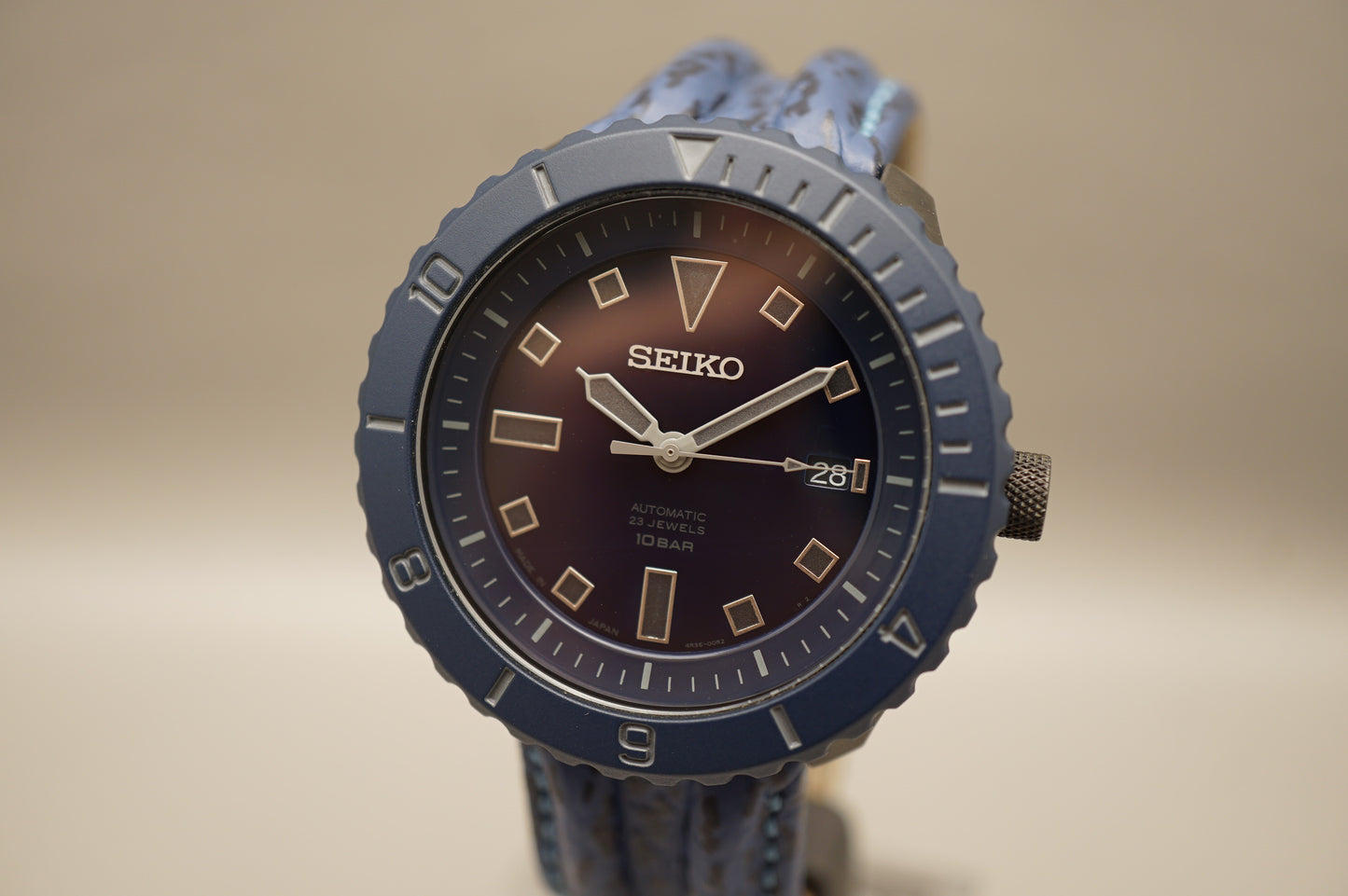 Seiko Spirit SCVE033 4R35 Nano Universe Limited JDM Blue Ghost Automatic Watch