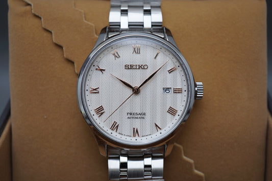 New Seiko Presage SARY185 4R35 Zen Garden Sakura Automatic Watch