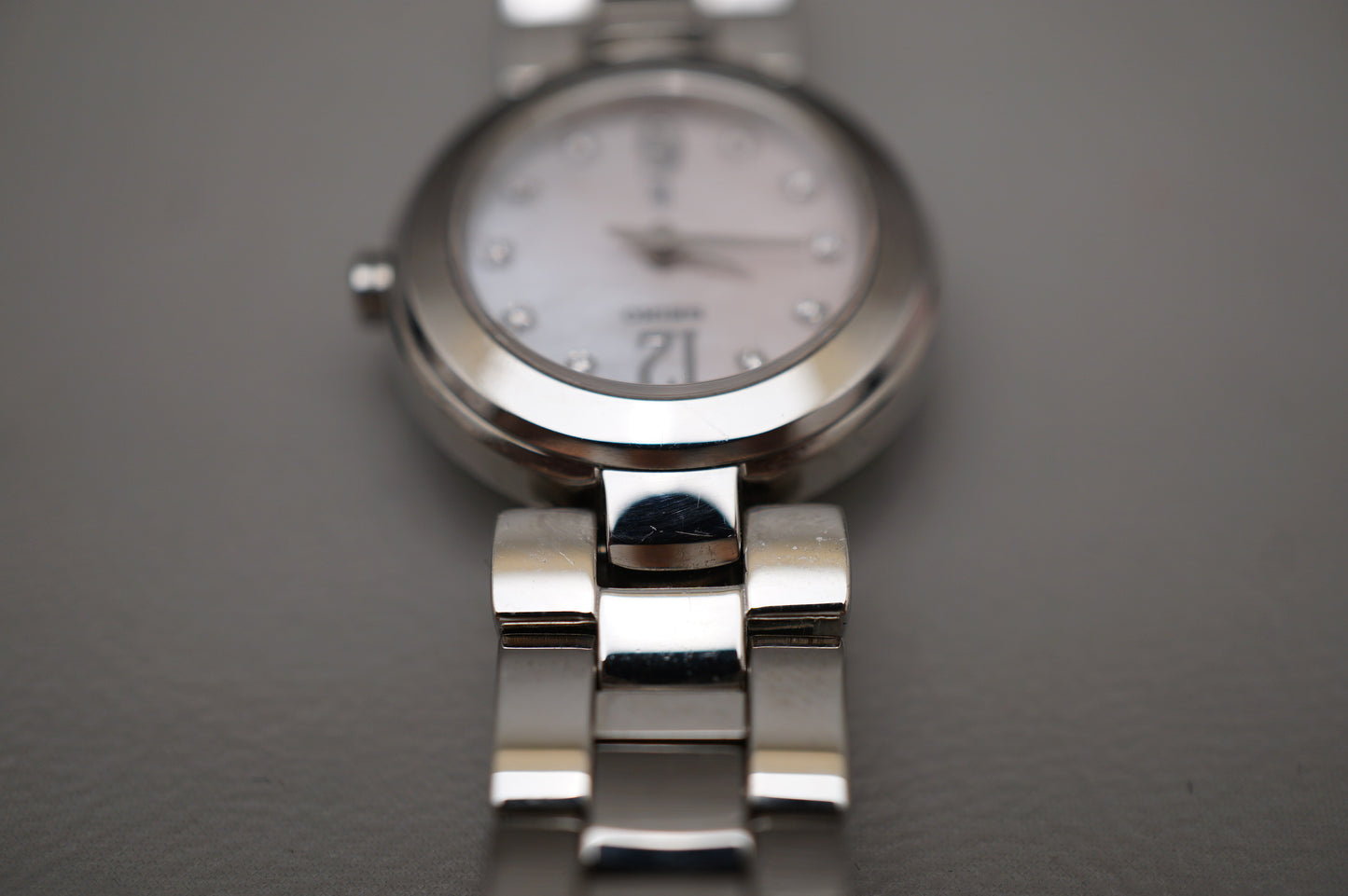 Seiko Pair Watch Set SBTM001 7B22 Titanium Solar SSVY053 Stainless Quartz Watch