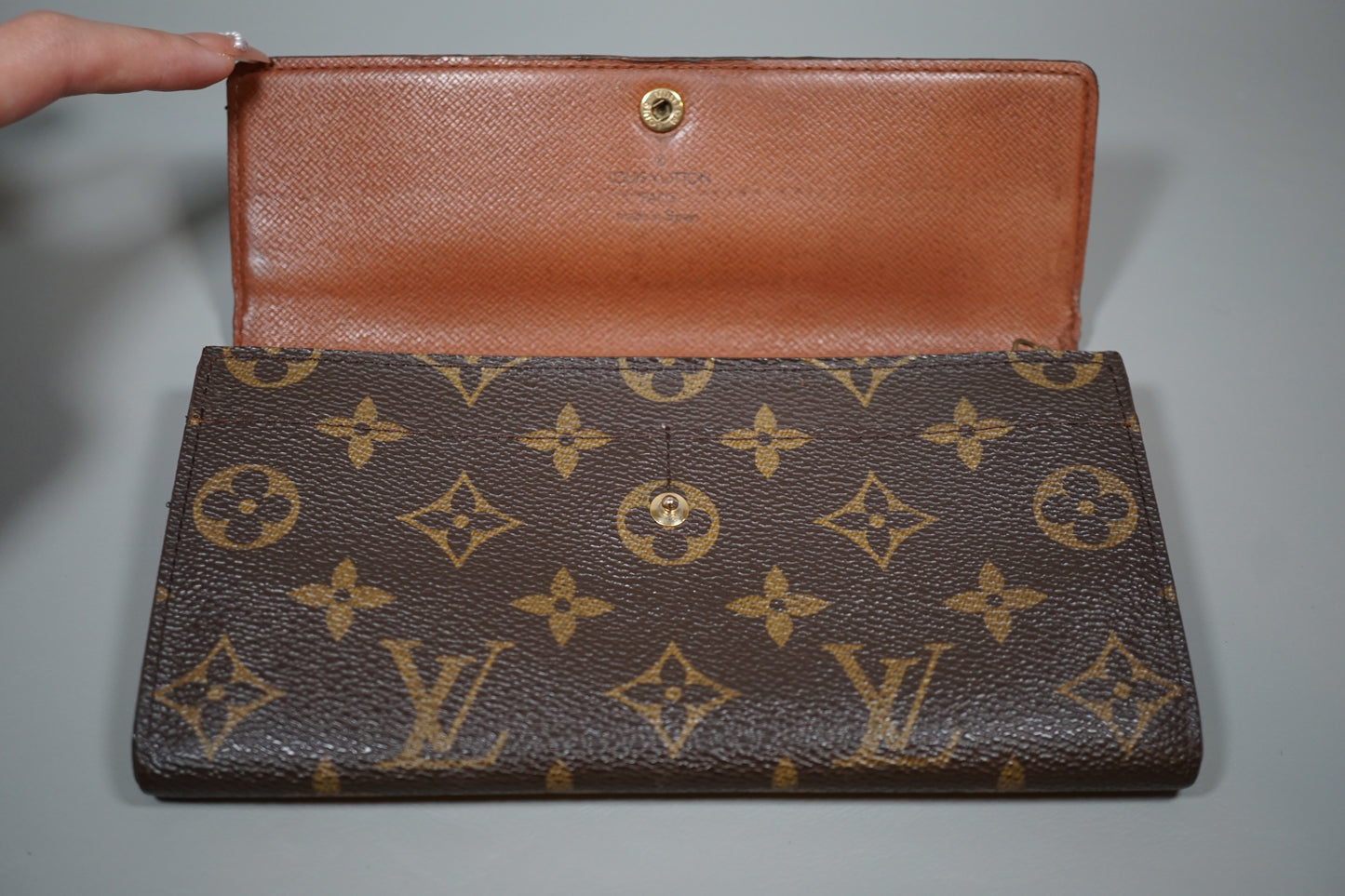 Louis Vuitton Monogram Porte Monnaie Credit Long M61725 Wallet