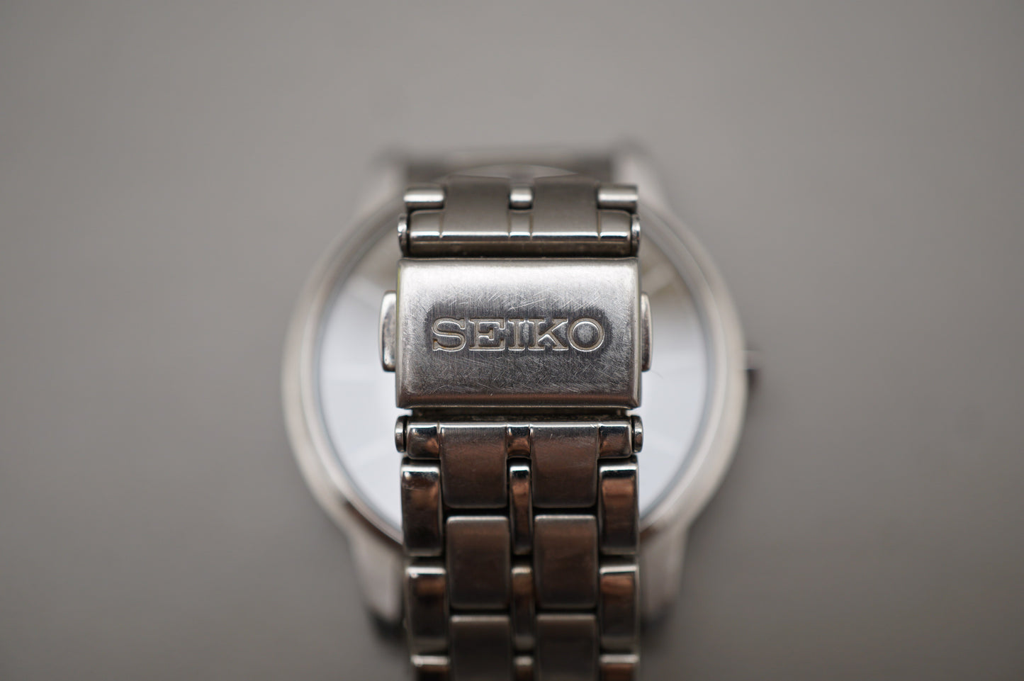 Seiko V181-0BK0 Riki Watanabe Black Crosshair Dial Solar Quartz Watch