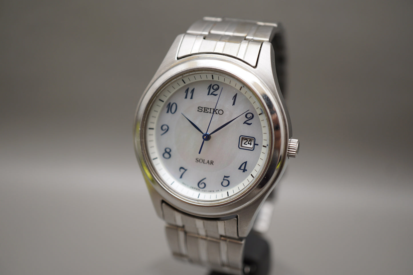 Seiko Spirit SBPN059 V147 36mm Pearled Dial JDM Solar Quartz Watch