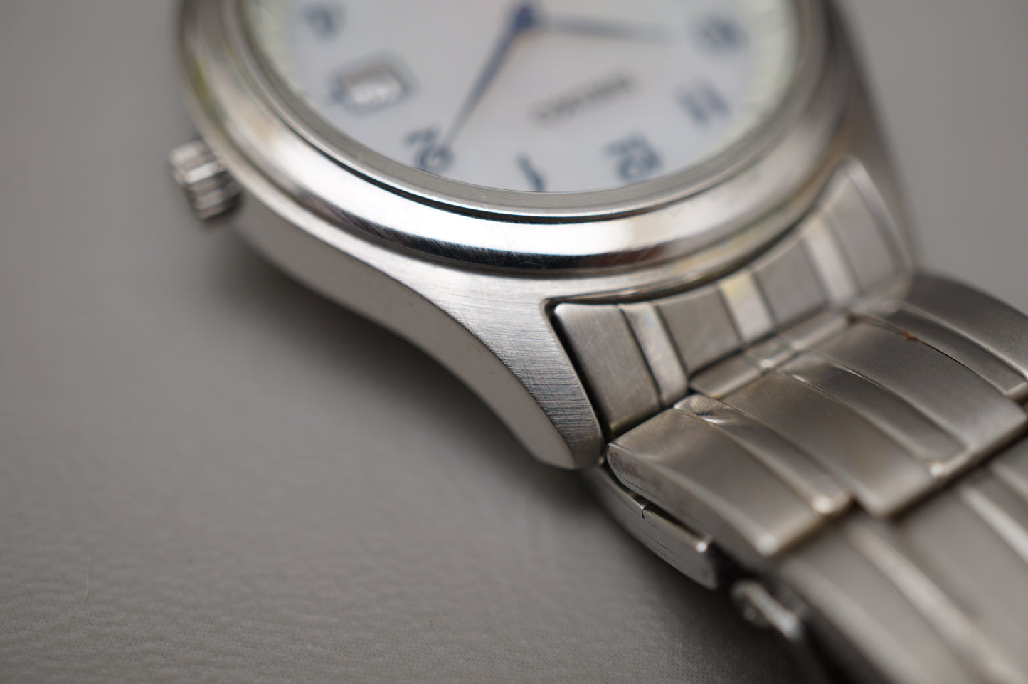 Seiko Spirit SBPN059 V147 36mm Pearled Dial JDM Solar Quartz Watch