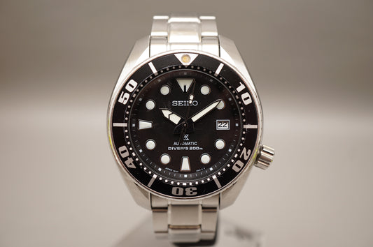 Seiko Prospex SBDC031 6R15 Black Dial Sumo Divers 200M Automatic Watch