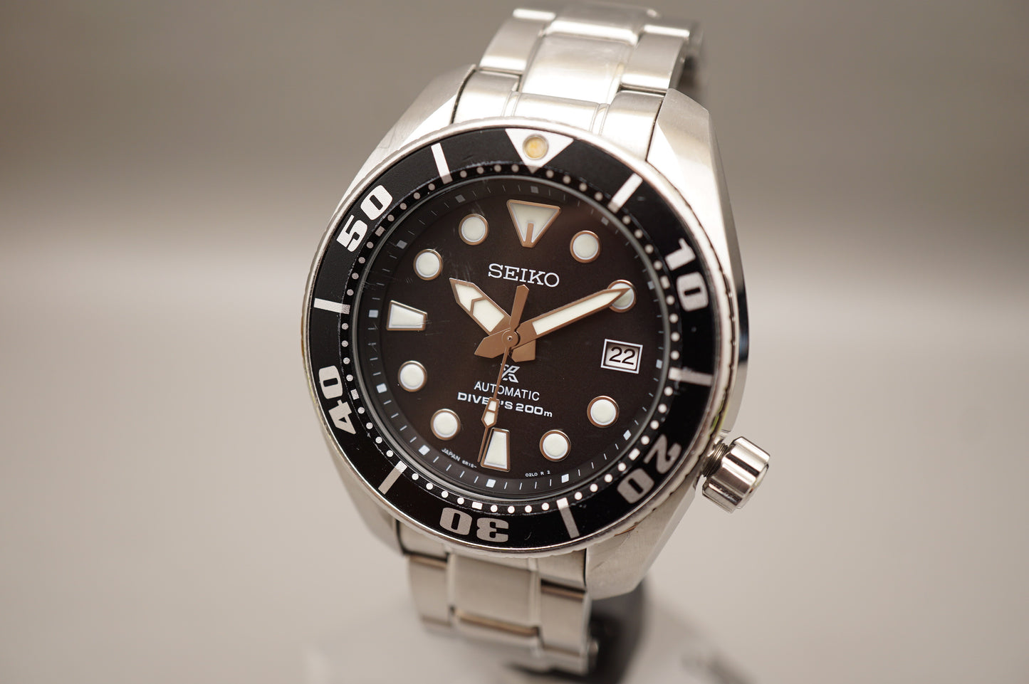 Seiko Prospex SBDC031 6R15 Black Dial Sumo Divers 200M Automatic Watch