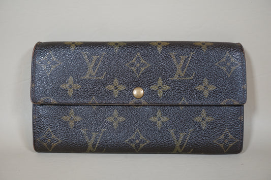 Louis Vuitton Portefeuille Sarah Bifold Monogram Long M61734 Wallet