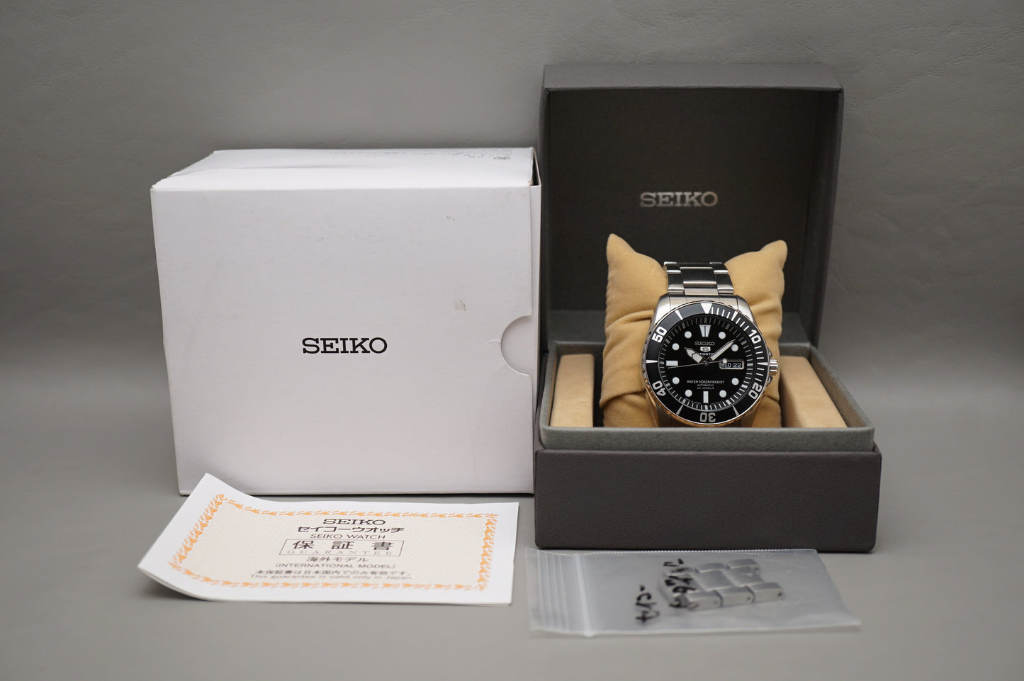 Seiko 5 Sports SNZF17J1 7S36 Sea Urchin 100M Automatic Watch Made in Japan