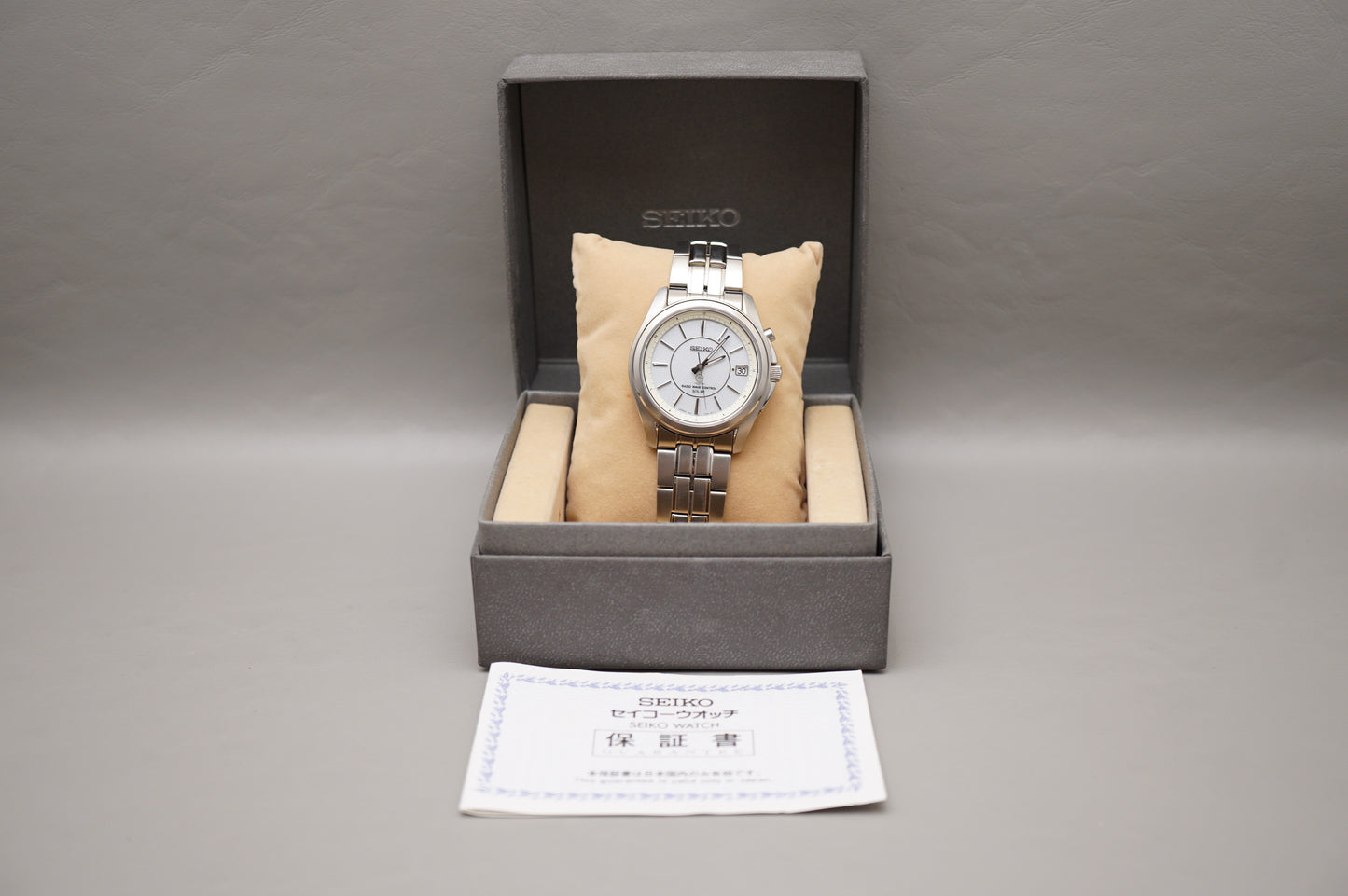 Seiko Spirit SBTM00F 7B22 JDM Fukuyama Transporting Solar Radio Quartz Watch