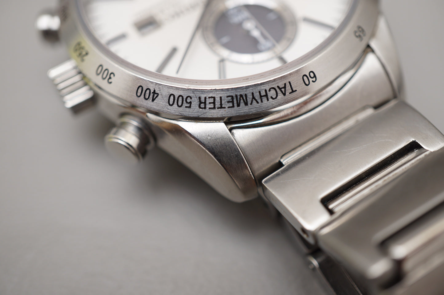 Seiko Spirit SBPY113 V172 JDM White Panda Dial Chronograph Solar Quartz Watch