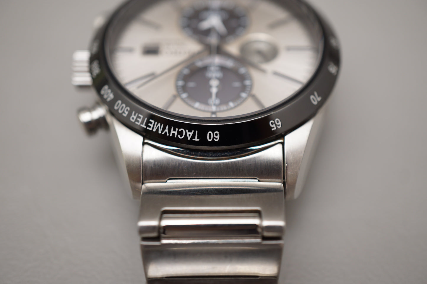 Seiko Spirit SBPY117 V172 JDM White Panda Dial Chronograph Solar Quartz Watch